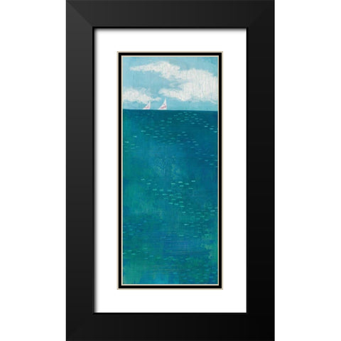 Out For a Sail Black Modern Wood Framed Art Print with Double Matting by Averinos, Melissa