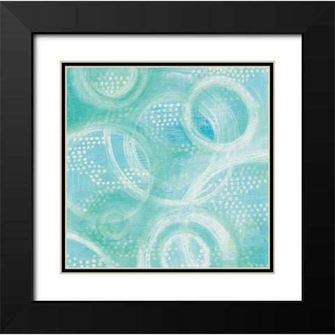 Going in Circles I Black Modern Wood Framed Art Print with Double Matting by Averinos, Melissa
