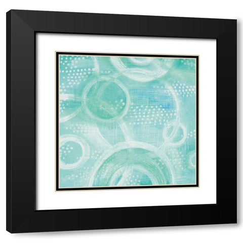 Going in Circles II Black Modern Wood Framed Art Print with Double Matting by Averinos, Melissa