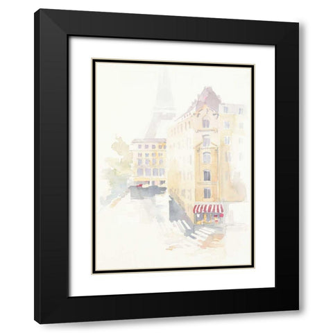 Paris Crosswalk Black Modern Wood Framed Art Print with Double Matting by Tillmon, Avery