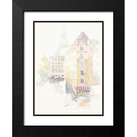 Paris Crosswalk Black Modern Wood Framed Art Print with Double Matting by Tillmon, Avery