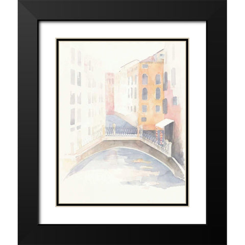 Venice Crosswalk Black Modern Wood Framed Art Print with Double Matting by Tillmon, Avery