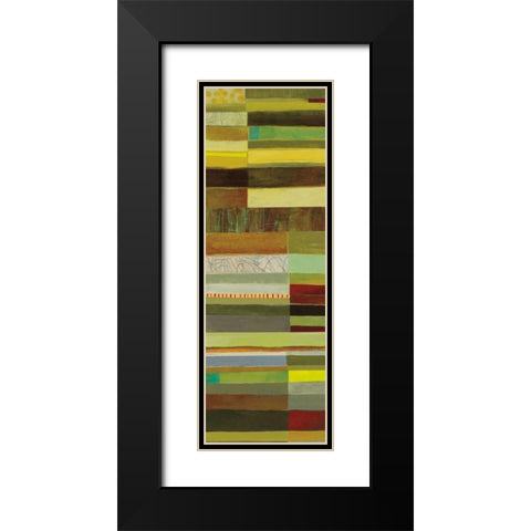 Fields of Color III Black Modern Wood Framed Art Print with Double Matting by Davies, Jane