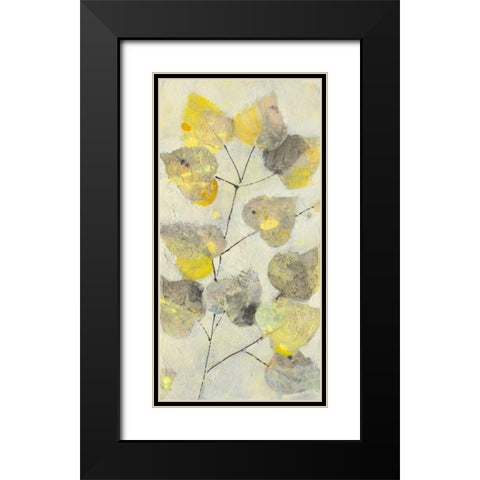 Aspen Branch I Black Modern Wood Framed Art Print with Double Matting by Hristova, Albena