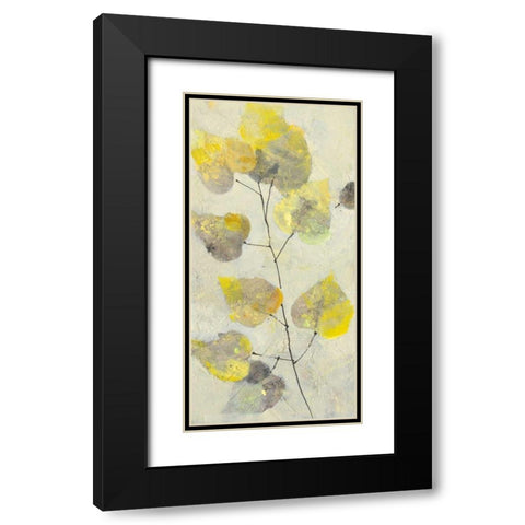 Aspen Branch II Black Modern Wood Framed Art Print with Double Matting by Hristova, Albena