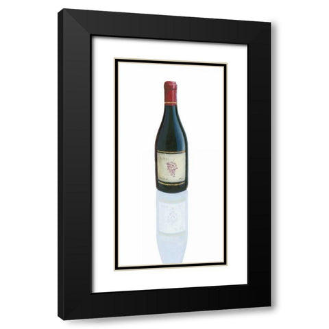 Wine Stance I Black Modern Wood Framed Art Print with Double Matting by Fabiano, Marco