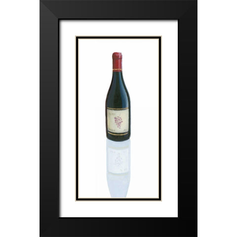 Wine Stance I Black Modern Wood Framed Art Print with Double Matting by Fabiano, Marco