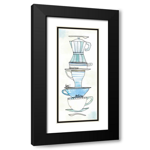 Good Brew X Black Modern Wood Framed Art Print with Double Matting by Schlabach, Sue