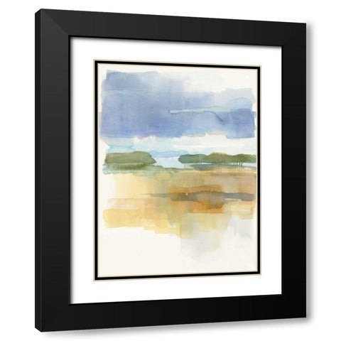 Dusk Crop Black Modern Wood Framed Art Print with Double Matting by Schick, Mike