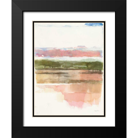 Sunset Black Modern Wood Framed Art Print with Double Matting by Tillmon, Avery
