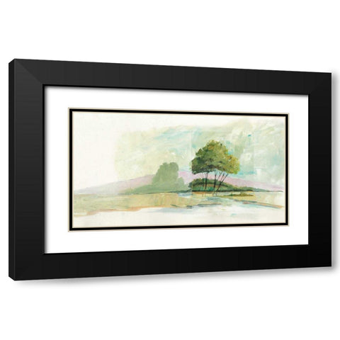 Lake Front II Dark Black Modern Wood Framed Art Print with Double Matting by Tillmon, Avery