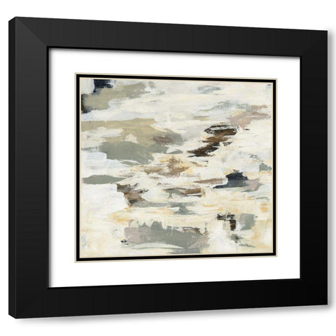Steps on Stones I Black Modern Wood Framed Art Print with Double Matting by Vassileva, Silvia
