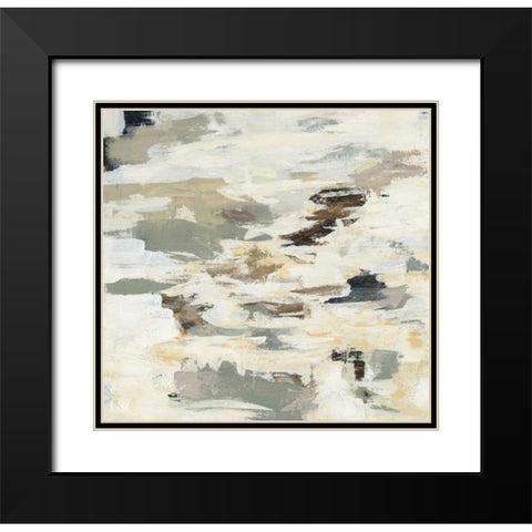 Steps on Stones I Black Modern Wood Framed Art Print with Double Matting by Vassileva, Silvia