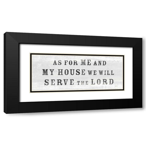 Signs of Faith IV Black Modern Wood Framed Art Print with Double Matting by Schlabach, Sue