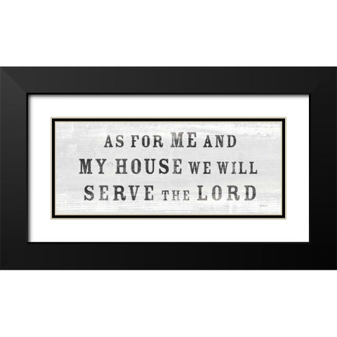 Signs of Faith IV Black Modern Wood Framed Art Print with Double Matting by Schlabach, Sue