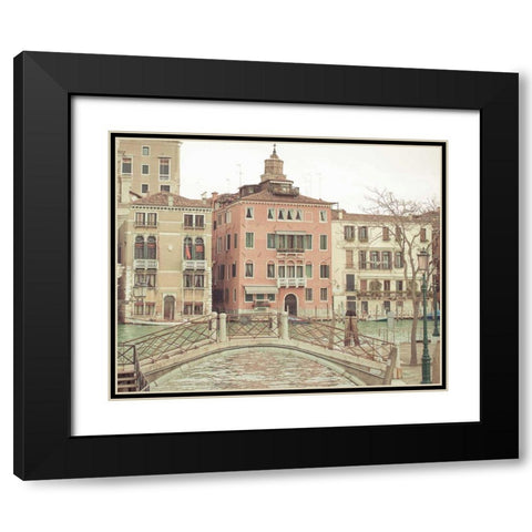Sunday Morning in Venice Black Modern Wood Framed Art Print with Double Matting by Bevan, Keri