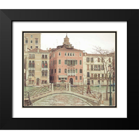 Sunday Morning in Venice Black Modern Wood Framed Art Print with Double Matting by Bevan, Keri