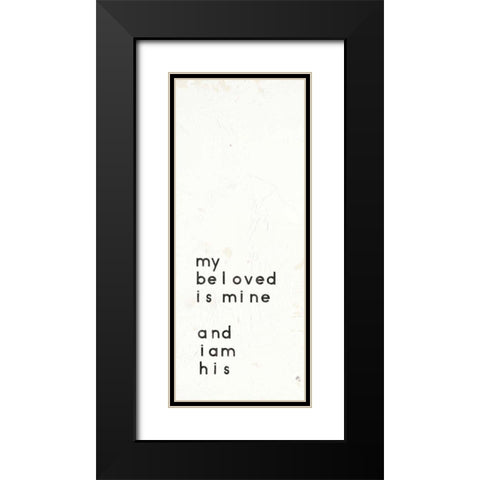 Words of Encouragement II Black Modern Wood Framed Art Print with Double Matting by Adams, Emily