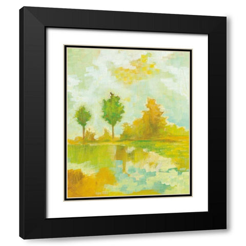 Golden Hour II Black Modern Wood Framed Art Print with Double Matting by Averinos, Melissa