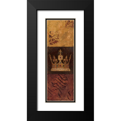 Regal Panel I Black Modern Wood Framed Art Print with Double Matting by Tillmon, Avery