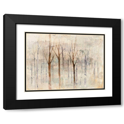 Seasons End Black Modern Wood Framed Art Print with Double Matting by Tillmon, Avery