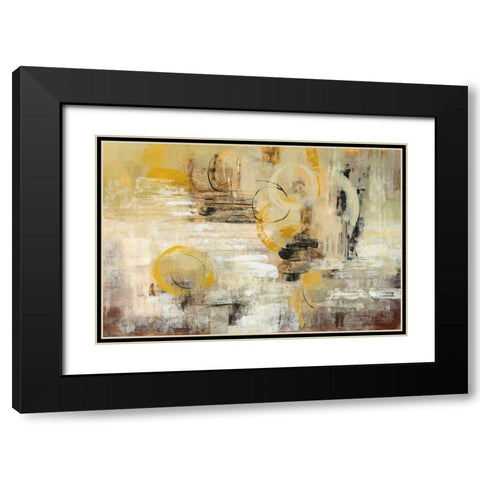 Soft Glow Black Modern Wood Framed Art Print with Double Matting by Vassileva, Silvia