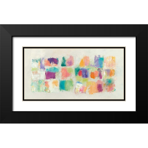 Popsicles Horizontal Stone Black Modern Wood Framed Art Print with Double Matting by Schick, Mike