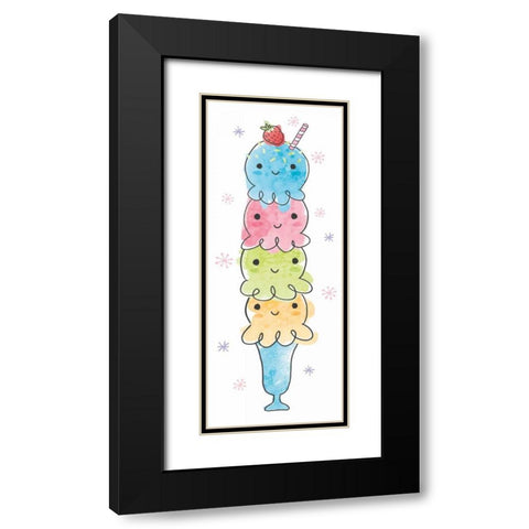 My Treat Panel II Black Modern Wood Framed Art Print with Double Matting by Hershey, Moira