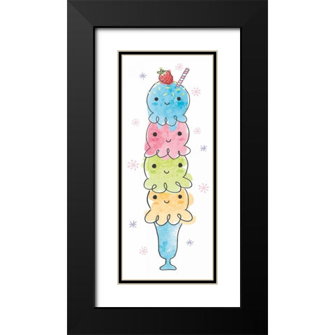 My Treat Panel II Black Modern Wood Framed Art Print with Double Matting by Hershey, Moira