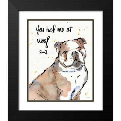 Strike a Paws I Black Modern Wood Framed Art Print with Double Matting by Tavoletti, Anne