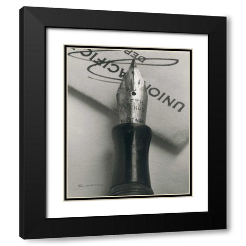 Made in USA Black Modern Wood Framed Art Print with Double Matting by Goldstein, Ed