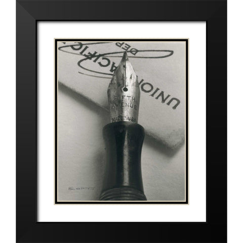 Made in USA Black Modern Wood Framed Art Print with Double Matting by Goldstein, Ed
