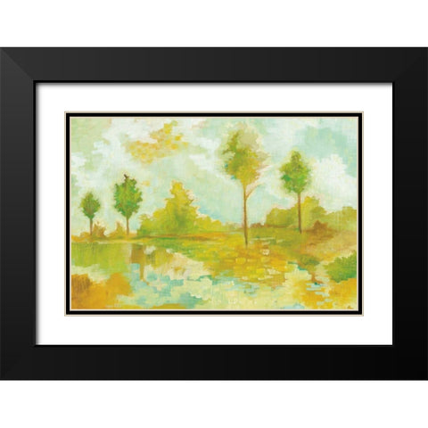 Golden Hour IV Black Modern Wood Framed Art Print with Double Matting by Averinos, Melissa