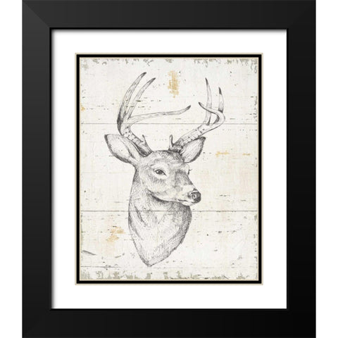 Wild and Beautiful I Black Modern Wood Framed Art Print with Double Matting by Brissonnet, Daphne