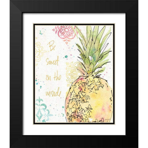 Palm Passion IX Black Modern Wood Framed Art Print with Double Matting by Tavoletti, Anne