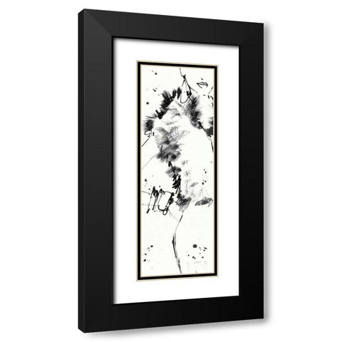 Fashion Strokes VIII Black Modern Wood Framed Art Print with Double Matting by Tavoletti, Anne
