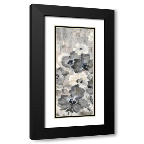 Crystal Raindrops Panel I Black Modern Wood Framed Art Print with Double Matting by Vassileva, Silvia