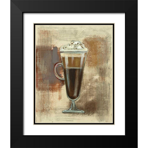 Cafe Classico I Neutral Black Modern Wood Framed Art Print with Double Matting by Vassileva, Silvia