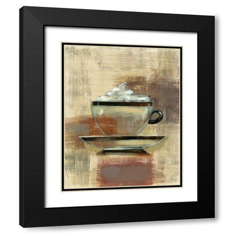 Cafe Classico II Neutral Black Modern Wood Framed Art Print with Double Matting by Vassileva, Silvia