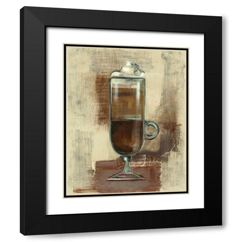Cafe Classico IV Neutral Black Modern Wood Framed Art Print with Double Matting by Vassileva, Silvia