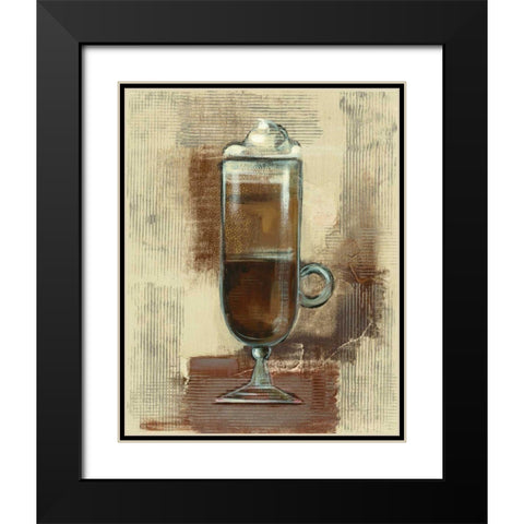 Cafe Classico IV Neutral Black Modern Wood Framed Art Print with Double Matting by Vassileva, Silvia