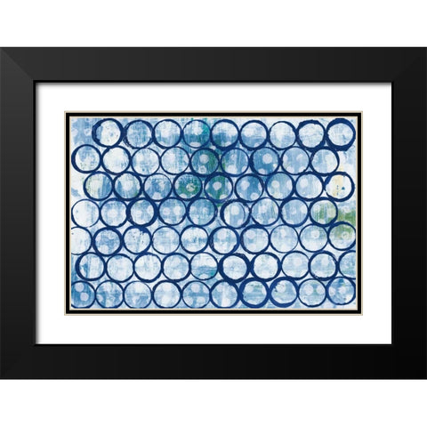 Eclipse I Black Modern Wood Framed Art Print with Double Matting by Averinos, Melissa