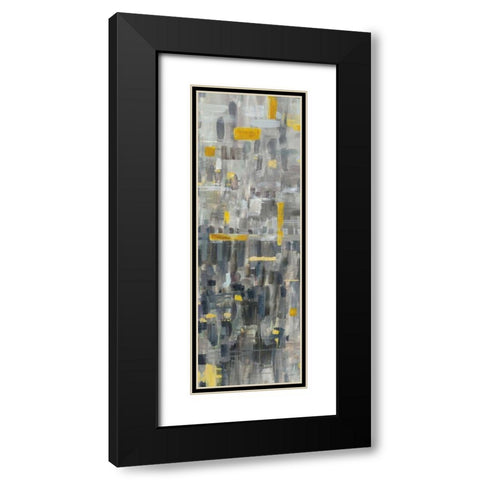 Reflections III Black Modern Wood Framed Art Print with Double Matting by Nai, Danhui