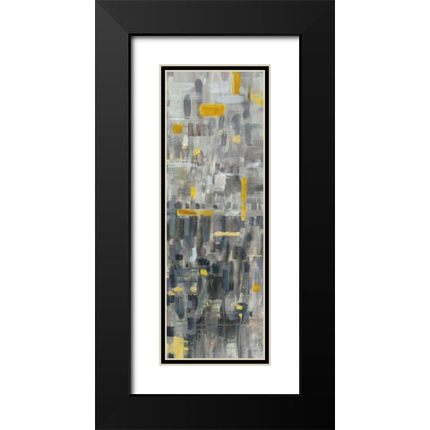 Reflections III Black Modern Wood Framed Art Print with Double Matting by Nai, Danhui