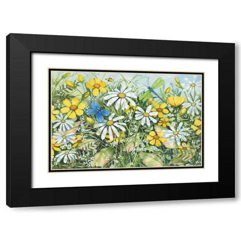 Garden Beauty Black Modern Wood Framed Art Print with Double Matting by McKenna, Kathleen Parr