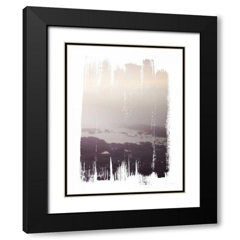 Painted Seaside III Black Modern Wood Framed Art Print with Double Matting by Marshall, Laura