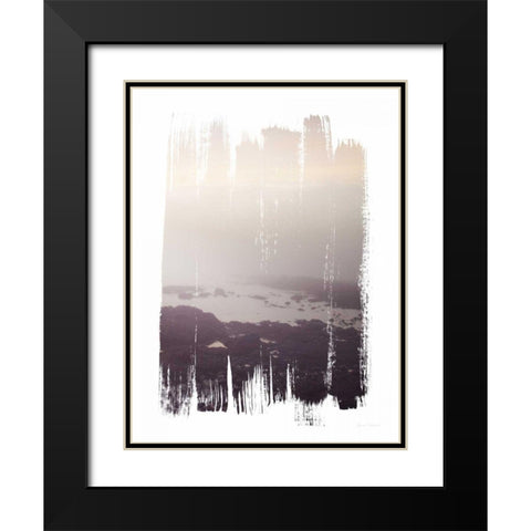 Painted Seaside III Black Modern Wood Framed Art Print with Double Matting by Marshall, Laura