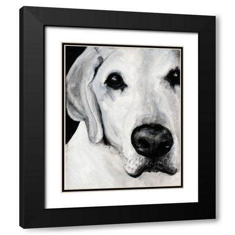 Sparta II Black Modern Wood Framed Art Print with Double Matting by Ducklow, Patsy