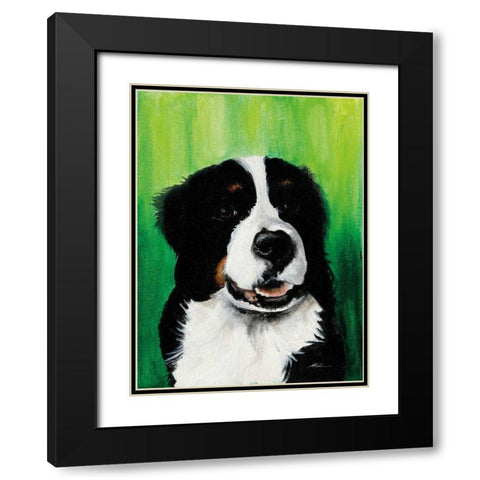 Barrett Black Modern Wood Framed Art Print with Double Matting by Ducklow, Patsy