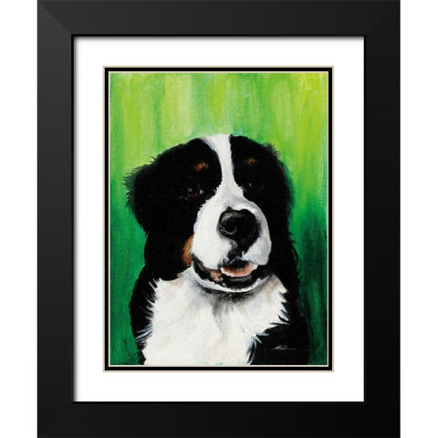 Barrett Black Modern Wood Framed Art Print with Double Matting by Ducklow, Patsy